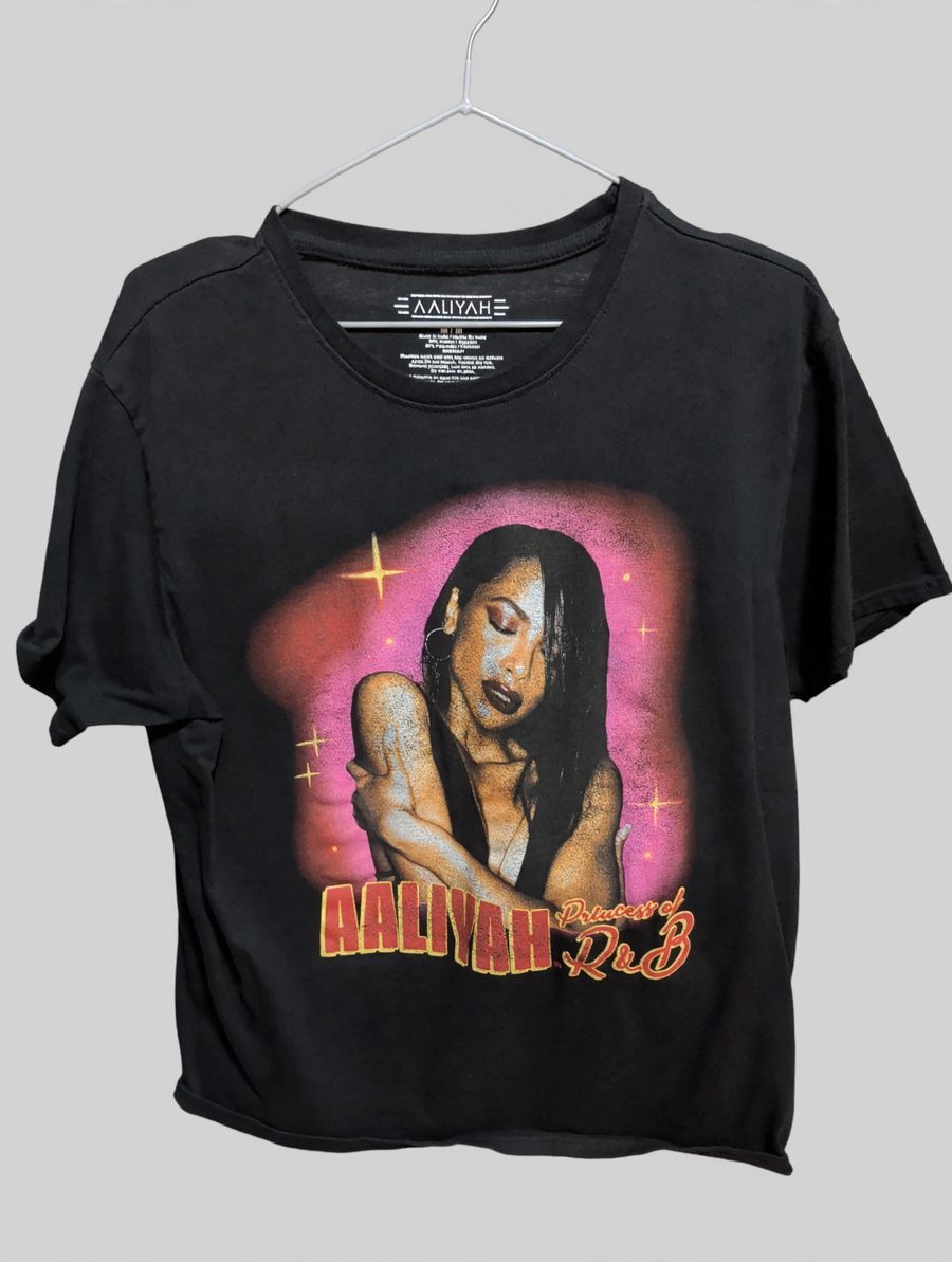 Black Aaliyah 'Princess of R&B' graphic tee